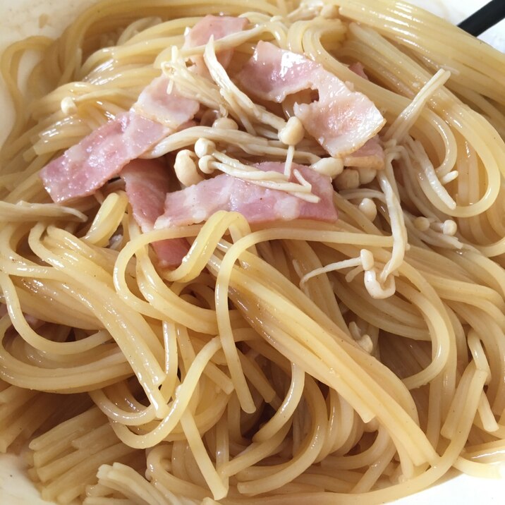 ふわっとにんにく香る　電子レンジで和風パスタ